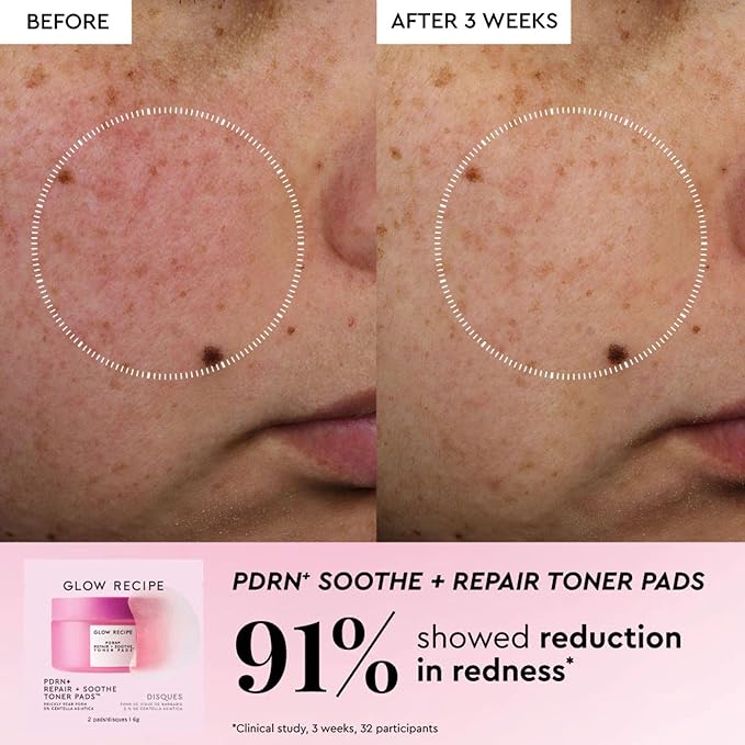 Glow Recipe Toner Pads Kit Trial Set, 12-Piece Korean Toner Pad Kit - Image 8