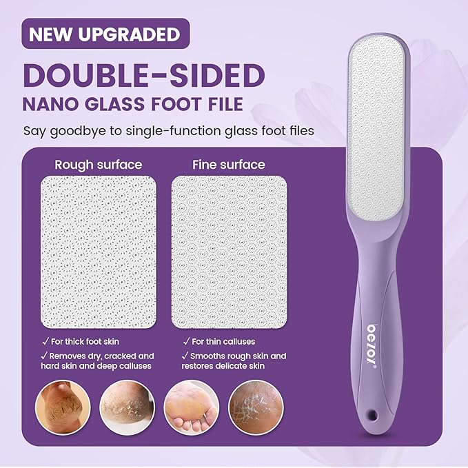 BEZOX Glass Foot File Callus Remover - Image 2