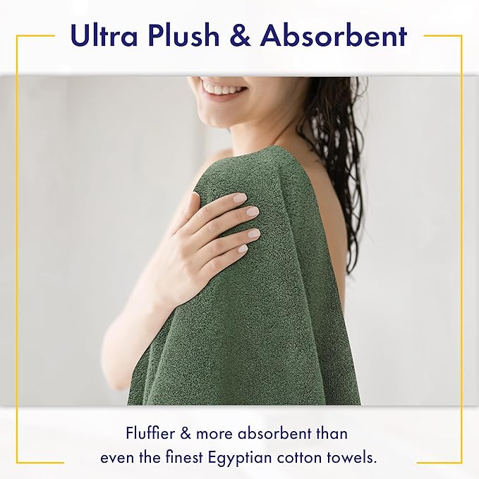Alusa Home 100% Organic Luxury Bath Sheets - Image 3