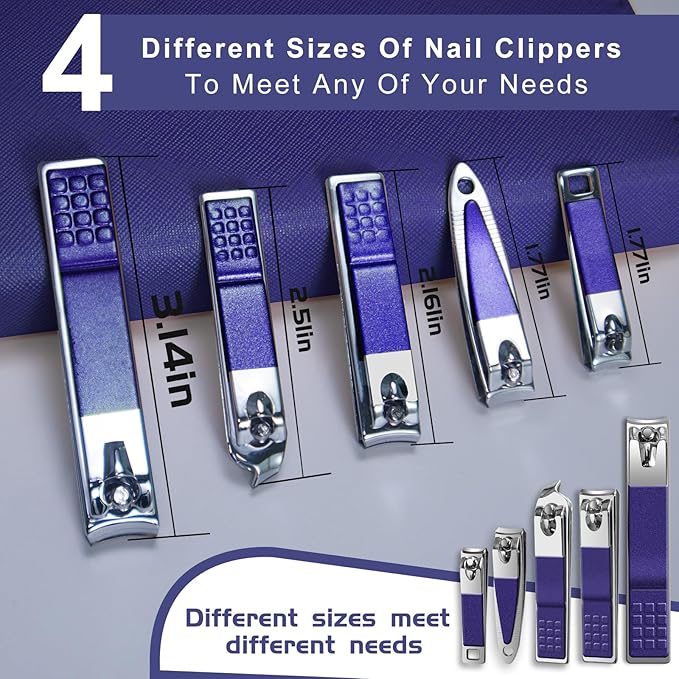 Manicure Set 30 in 1 Nail Clippers Set, Nail Manicure Kit - Image 4