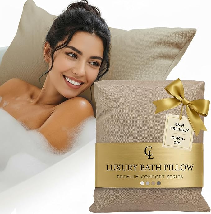 Luxury Bath Pillow for Tub by CLAESSONLIVING