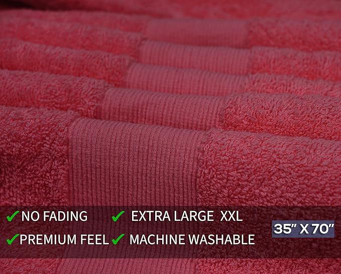 Softolle 100% Cotton Luxury Bath Sheets - Image 6