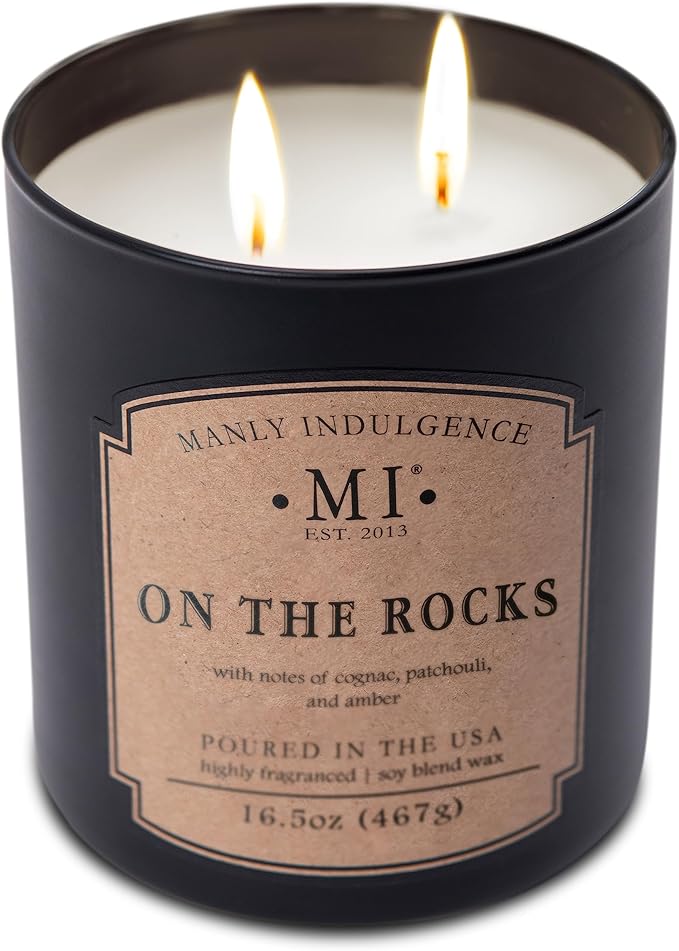 Manly Indulgence On The Rocks Scented Candles - Image 3