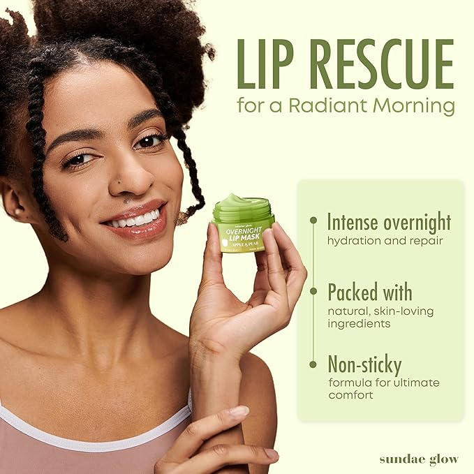 Apple & Pear Lip Mask Overnight Treatment – Dermatologist Tested, Korean Skin - Image 2