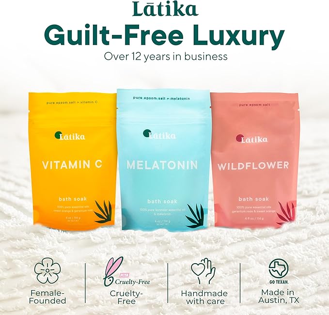 Latika Bath Soak Stress Relief Set of 3 - Image 8