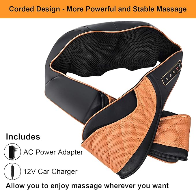 TRIDUCNA Shiatsu Neck Shoulder Back Massager - Image 3