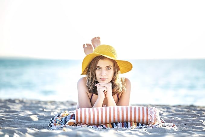 Beach Towel 100% Cotton Turkish Beach Towel Adult 38x70 Inch Pre-washed - Image 6
