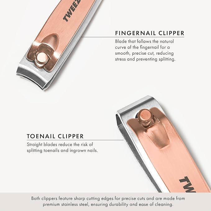 Tweezerman Rose Gold Combo Clipper Set - Image 3