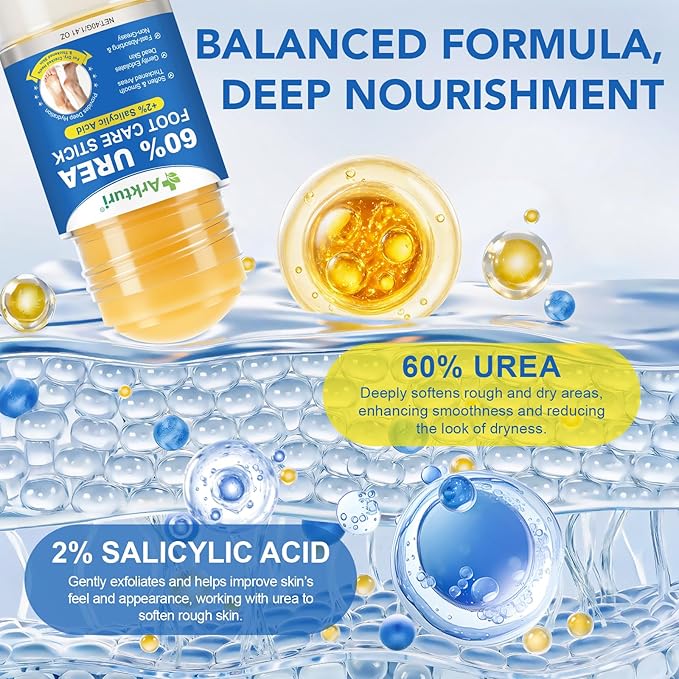 Urea Cream, Maximum Strength Urea Foot Cream, 60% Urea Cream Stick plus 2% - Image 4