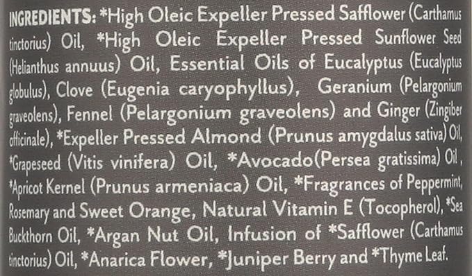 Soothing Touch Peppermint Rosemary Organic Bath, Body & Massage Oil, 4 Fl Oz - Image 4