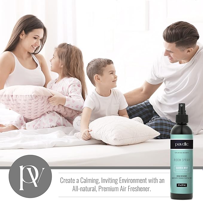 Pavelle Room Spray, 100% Natural Essential Oil Bathroom Air Freshener & - Image 6