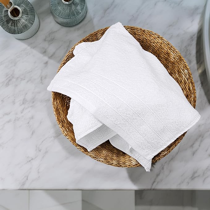 Tens Towels Pack of 6 Hand Towels, 100% Cotton, Lighter Weight, Quick to Dry - Image 6