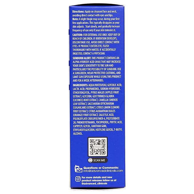 Advanced Clinicals Exfoliating 10% Glycolic Acid Serum - Image 9