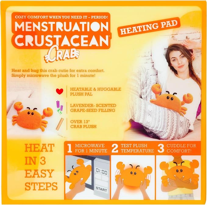 Menstruation Crustacean Crab by Relatable, Microwavable Heating Pad - Image 8