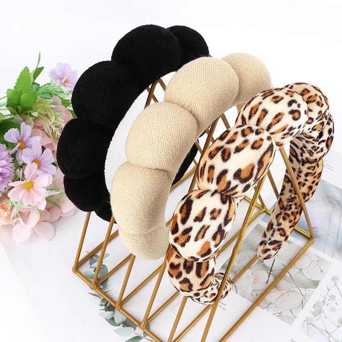 WHAVEL 3 Pack Spa Headband Skincare Headbands, Soft Hair Band - Image 7
