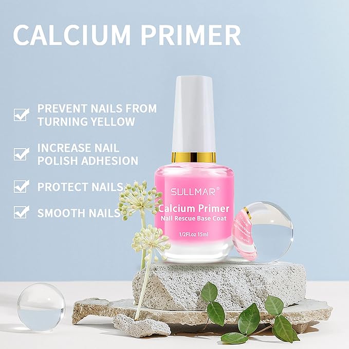 4in1 Nail Hardener Nail Strengthener Nail Rescue Calcium Primer - Image 4