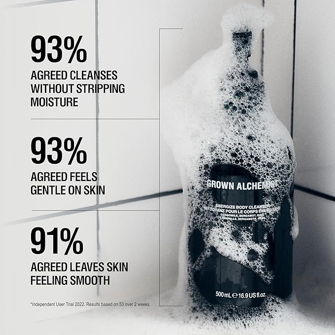 Grown Alchemist Energize Body Cleanser. Chamomile, Bergamot & Rose Body - Image 3