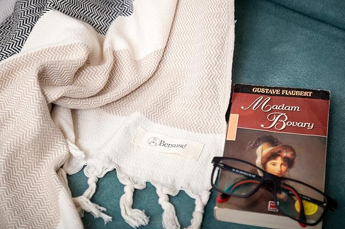 Bersuse 100% Cotton Aspendos XL Throw Blanket - Image 7