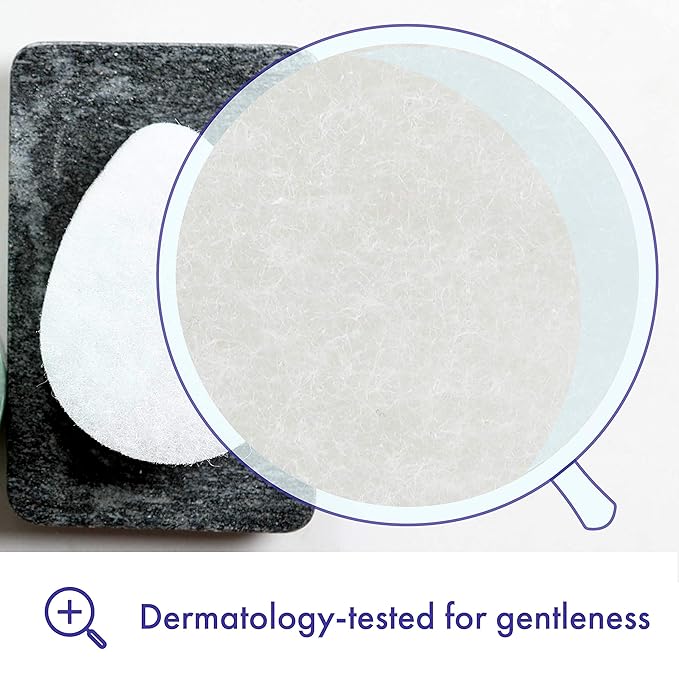 Buf-Puf Facial Sponge, Exfoliating | Dermatologist Developed | Reusable | White - Image 4
