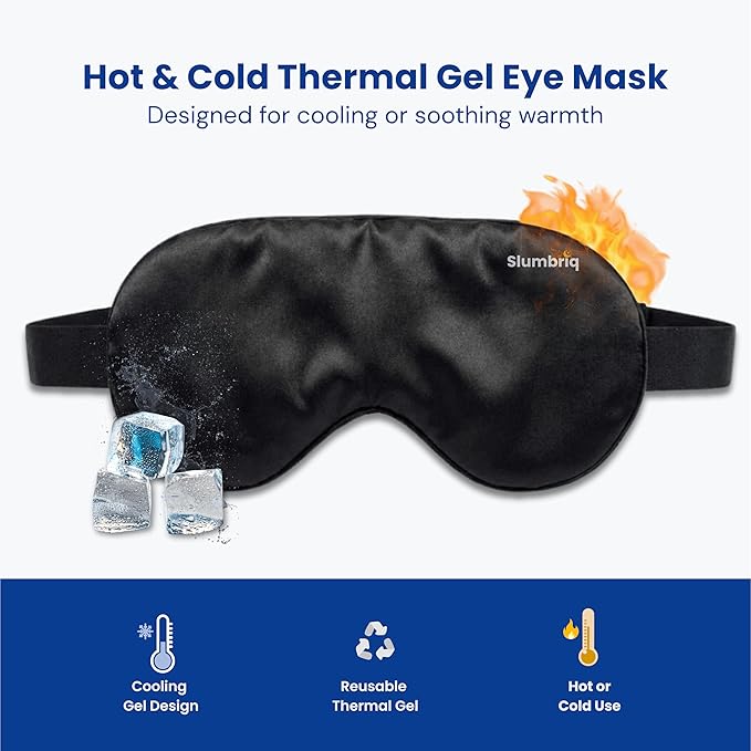 Cooling Eye Mask for Sleeping – Reusable Hot & Cold Gel Eye Mask - Image 2