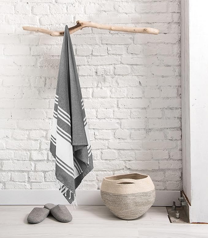 Goroly Home Cotton Turkish Peshtemal Beach Towel, Extra Large, Thin Quick Dry - Image 4