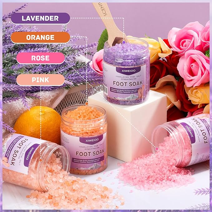Tea Tree Oil Foot Soak Stubborn Foot Odor, Athletes Lavender Foot Soak - Image 4