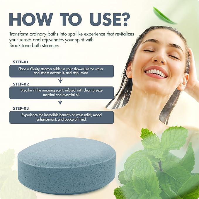 Brookstone Shower Steamers Aromatherapy 12 Tablets - Image 4
