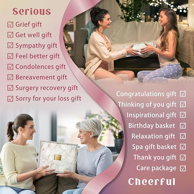 AHAGIFTREE Mother's Day Birthday Gifts Get Well Soon Gift Baskets - Image 2