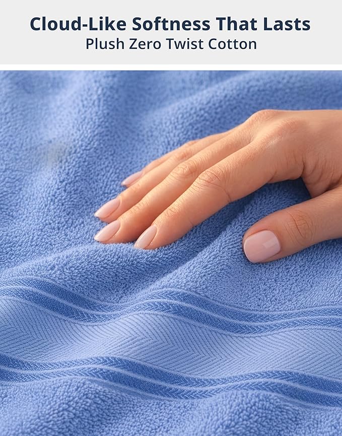 LANE LINEN Luxury Bath Towels Set - Image 4