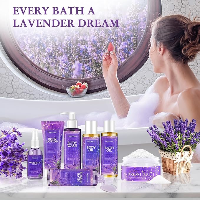 Spa Gifts for Women, Bath Body Care Wash Christmas Gifts Baskets for Women - Image 2