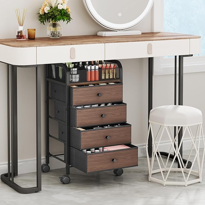 SWTYMIKI Rolling Makeup Organizer Cart - Image 8