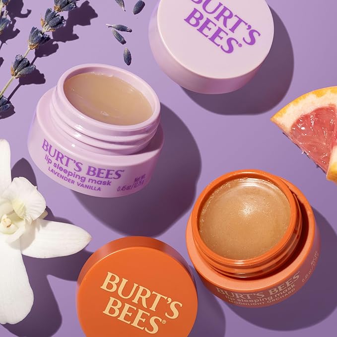 Burt’s Bees Lavender Vanilla Lip Sleeping Mask, - Image 10