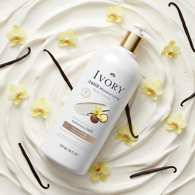 Ivory Hand & Body Lotion, 24hr Moisturizing, Repairs Extra Dry Skin, All Day - Image 9