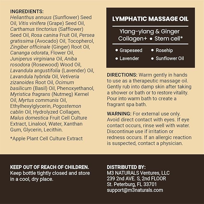 Lymphatic Massage Oil & Roller Kit - Image 2