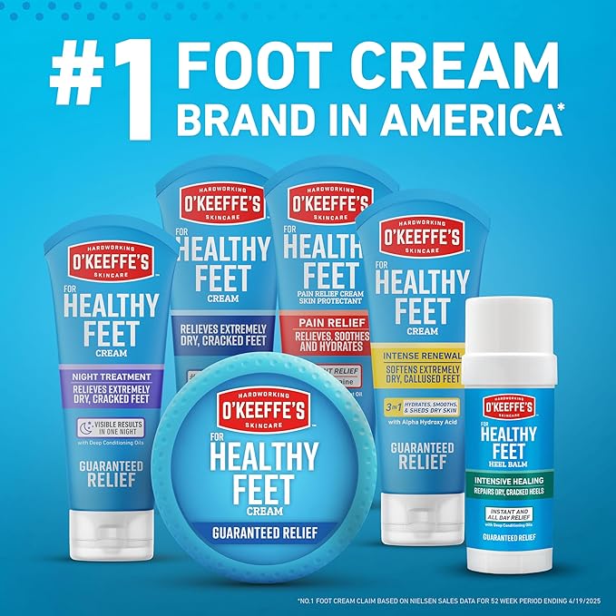 O'Keeffe's for Healthy Feet Intense Renewal Cream - 3 oz Tube - Chemically - Image 8