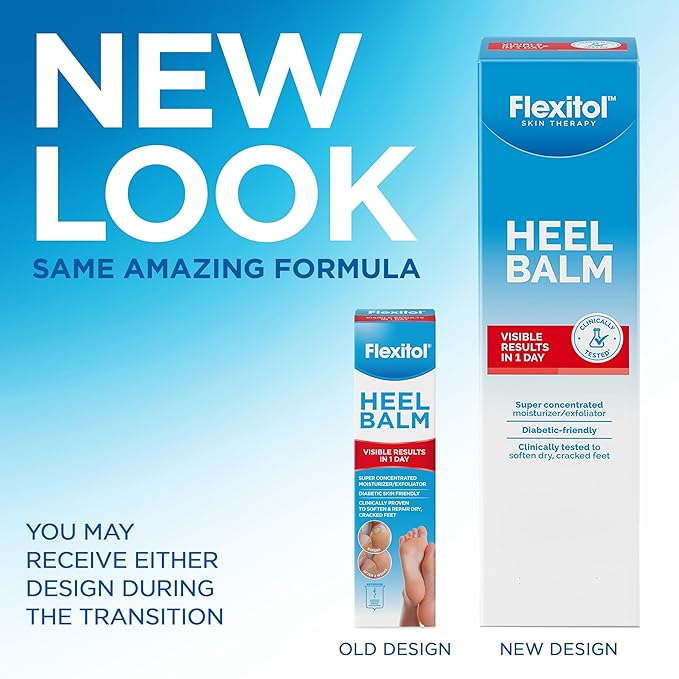 Flexitol Heel Balm Twin Pack, Cracked Heel Cream & Foot Balm, Intensive - Image 2