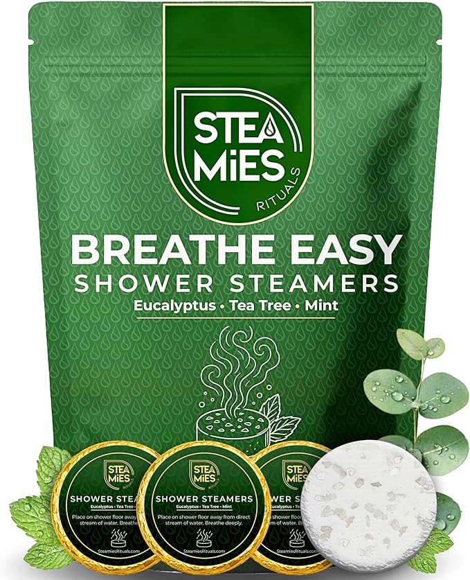 STEAMIES Shower Steamers Aromatherapy Breathe Easy 15 Pack – Premium Eucalyptus - Image 9