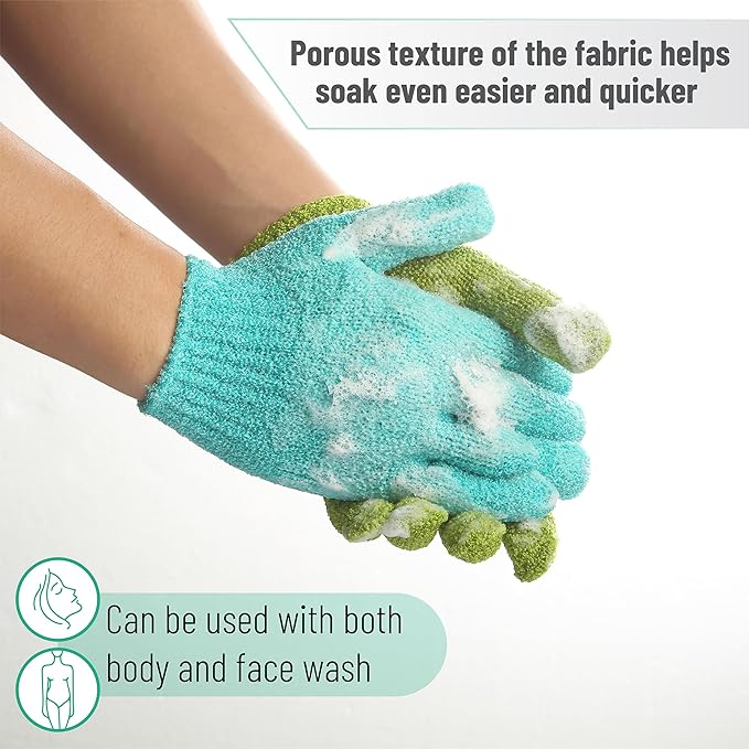 Slick Exfoliating Gloves - Image 3