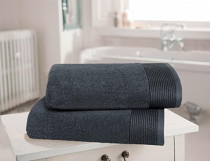 Belizzi Home Ultra Soft 2 Pack Oversized Bath Towel Set 28x55 inche, 100% - Image 2