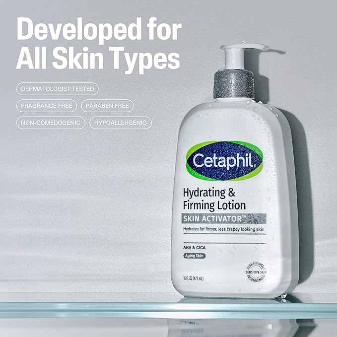Cetaphil Skin Activator Hydrating & Firming Body Lotion 16oz, Mandelic Acid and - Image 2