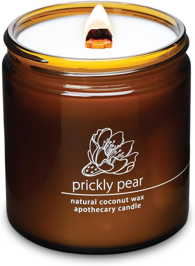 Hemlock Park Desert Prickly Pear Apothecary Hand-Poured Scented Candle | by HemlockPark