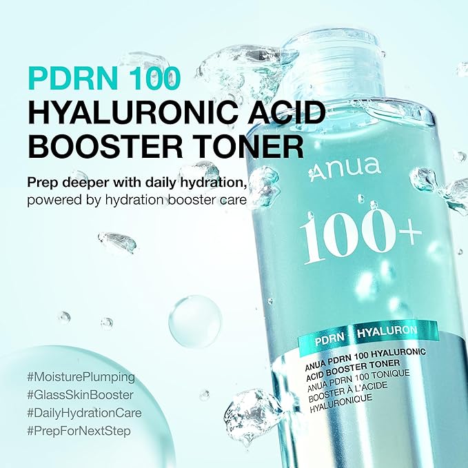 Anua PDRN 100 Hyaluronic Acid Booster Toner, Hydrating Face Toner - Image 2