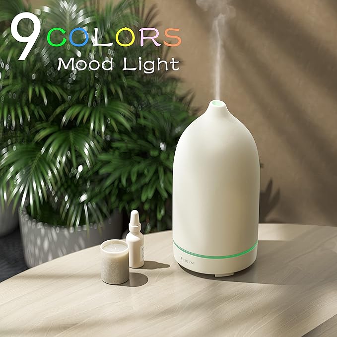 Essential Oil Diffusers, Handmade Ceramic Aromatherapy Diffuser - Image 3