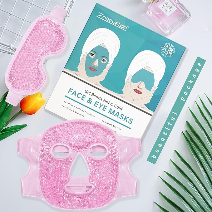 ZNÖCUETÖD Face Eye Mask Ice Pack - Image 2