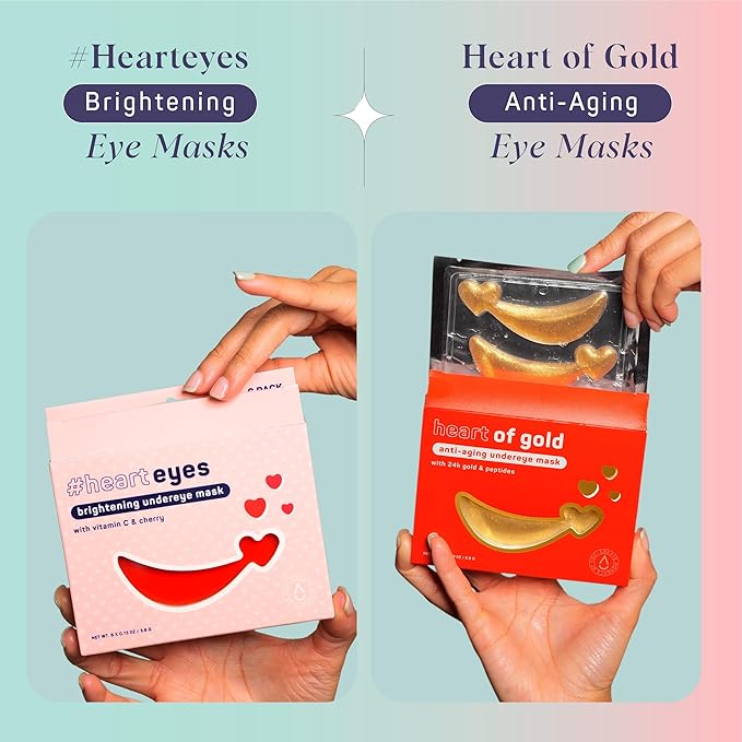 SpaLife Heart-Shaped Hydrogel Undereye Mask | Anti-Aging & Hydrating Hydrogel - Image 3