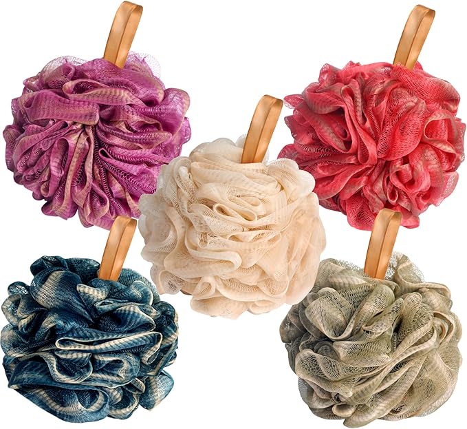 Fishent Shower Sponge Shower Loofah, Body Wash Loofah Sponge Body Scrubber - Image 8