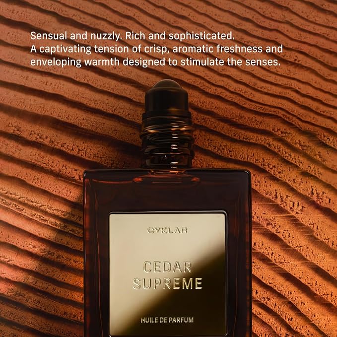 CYKLAR Perfume Oil for Skin – Cedar Supreme Scent – Crisp, Aromatic & Warm - Image 3
