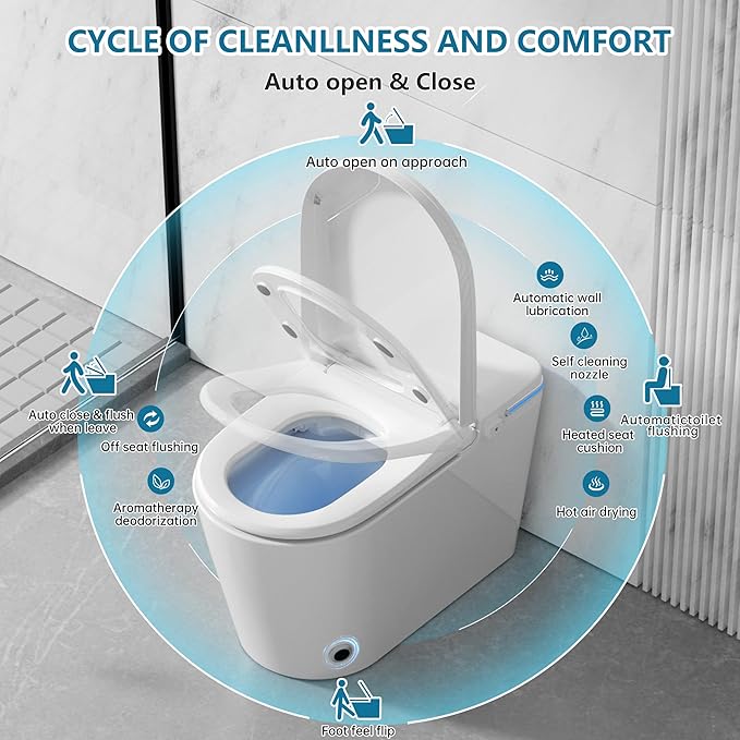 TDH Smart Toilet, Heated Toilet Seat - Image 2