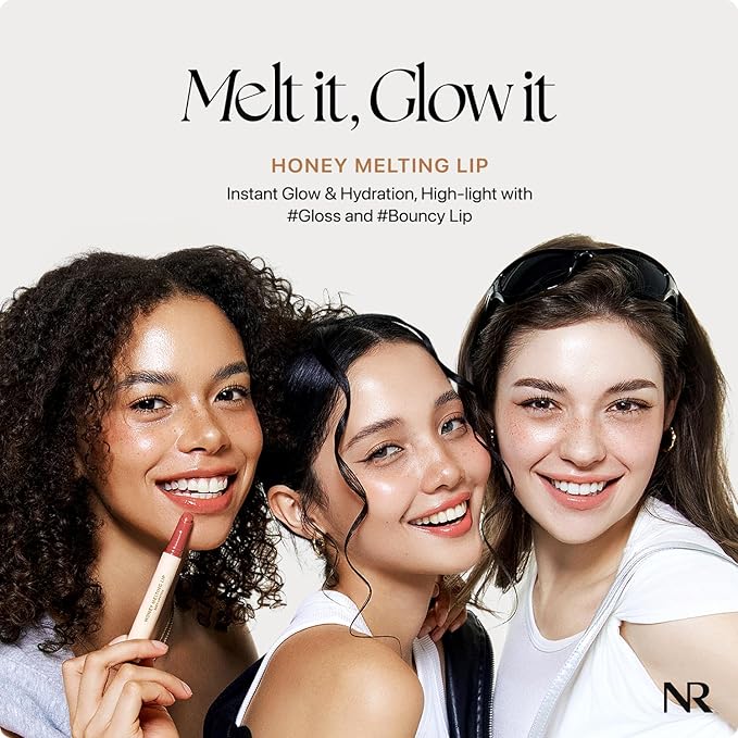 Nature Republic HONEY MELTING LIP SOFT LIP STICK Hydrating Gloss, Moisturizing - Image 8