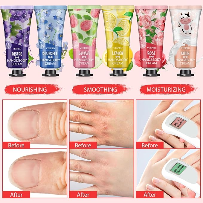 VESPRO 210 Pack Moisturizing Hand Cream Gifts Set, Mothers Day Gifts, Hand - Image 6